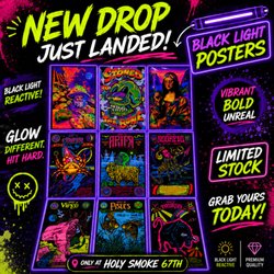 Black light posters
