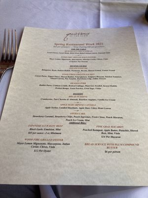 Menu photo 5 Quiessence Phoenix, AZ