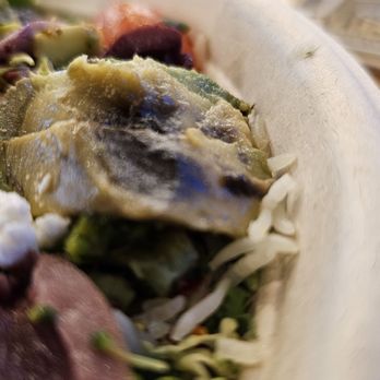 CAVA - Another piece of rotten avocado, that was hidden! - Salad Near Me - Castle Rock, Colorado