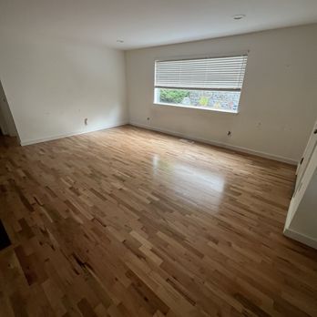 Aaron's Hardwood Floor Services - After - living room - Flooring Near Me Aaron's Hardwood Floor Services - After - living room - Flooring Near Me