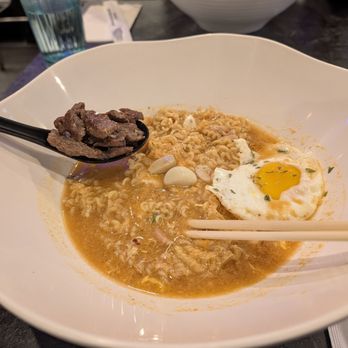 Oppa Ramyun - you can really tell how much steak is in there - Korean Near Me - Los Angeles, California