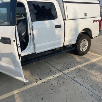 Able Auto Glass - Driver rear window broken out. - Auto Glass Services Near Me - Houston, Texas