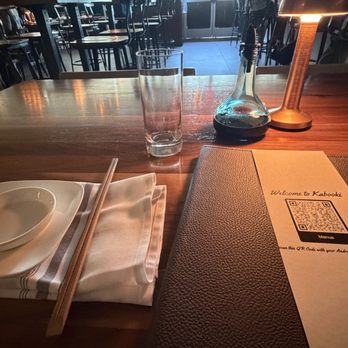Kabooki Sushi - Table setting - Asian Fusion Near Me - Orlando, Florida