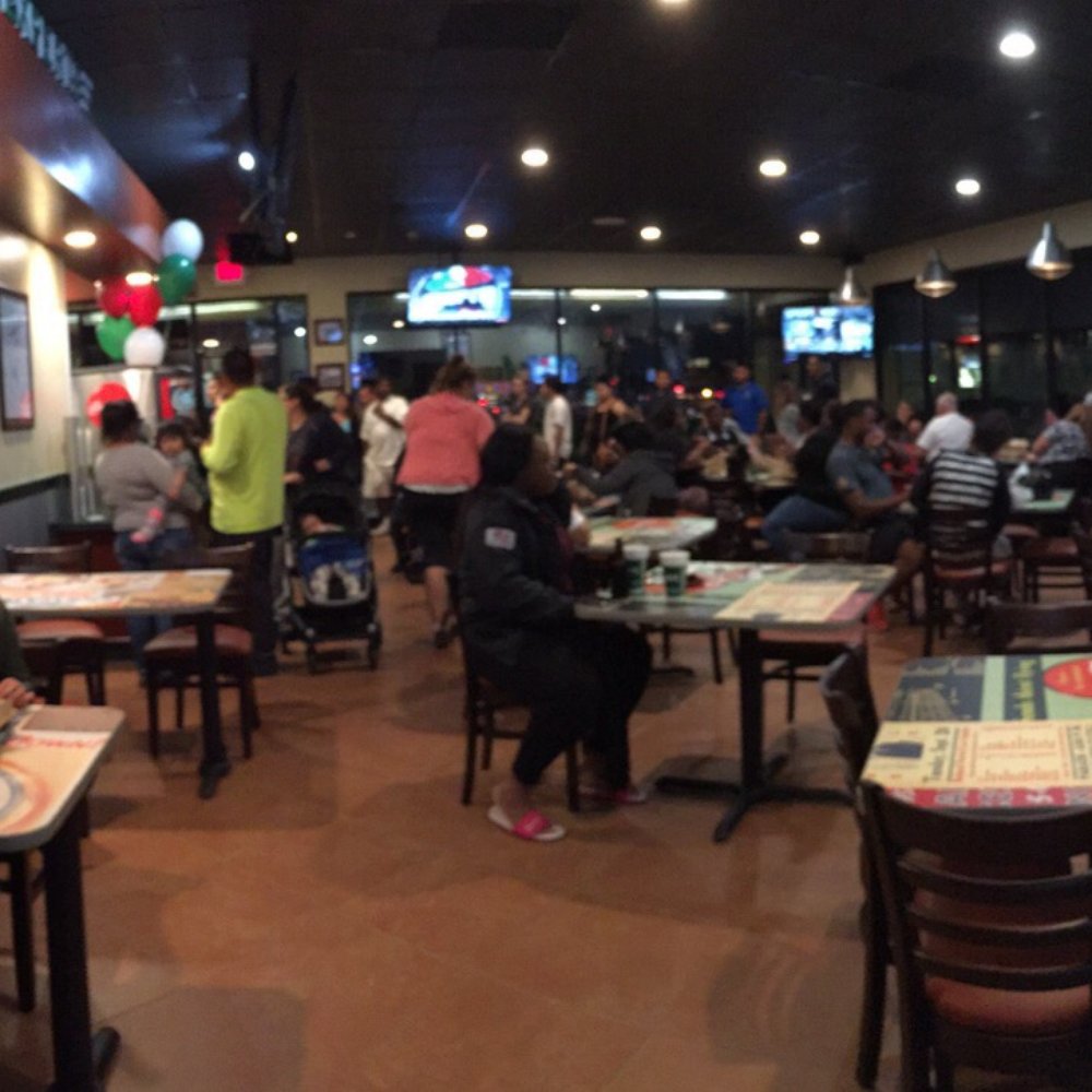 Wingstop - It is the biggest Wing Stop I've been to. 6 TVs , many tables. It is full, super long line but it's the first day. - Chicken Wings Near Me - Fontana, California Wingstop - It is the biggest Wing Stop I've been to. 6 TVs , many tables. It is full, super long line but it's the first day. - Chicken Wings Near Me - Fontana, California