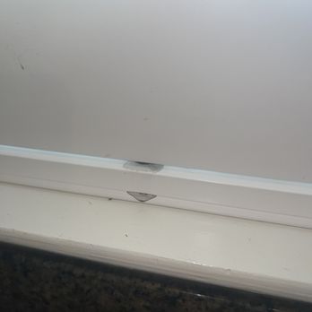 Edge 2 Edge Cleaning - Nearly every single blind had these black water marks - Window Washing Near Me