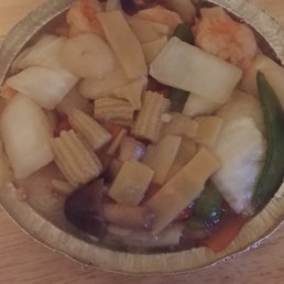 Shrimp w/chinese vegetables. Lot of good size shrimp. Shrimp w/chinese vegetables. Lot of good size shrimp.