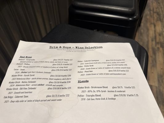Menu photo 8 Brix & Hops Lodi, CA