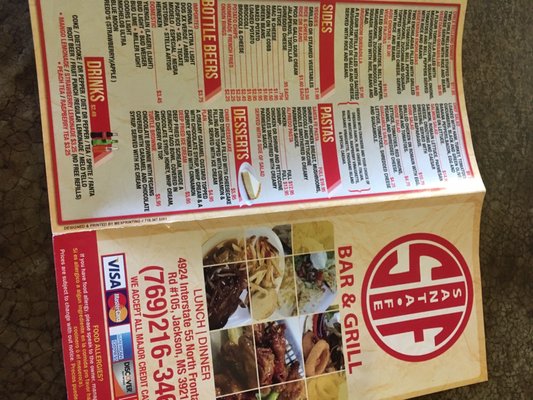 Menu photo 1 Santa Fe Jackson, MS