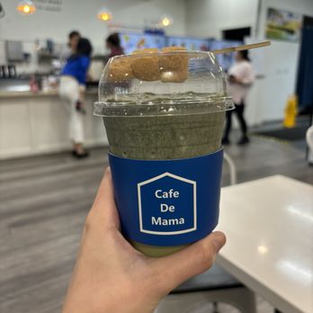 Cafe De Mama - green forest (mugwort cream & matcha) - Coffee & Tea Near Me - Los Angeles, California
