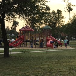Bill Schupp Park - Parents with children playing & enjoying the day.
