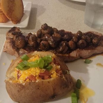 Al the Wop's - Al's big steak with loaded baked potato - American Near Me - Walnut Grove, California