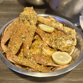 Crab99 Bar & Restaurant - Seafood Boil Bag - Crab legs, Shrimp, Potatoes, Corn and Eggs - Cajun/Creole Near Me - Indianapolis, Indiana Crab99 Bar & Restaurant - Seafood Boil Bag - Crab legs, Shrimp, Potatoes, Corn and Eggs - Cajun/Creole Near Me - Indianapolis, Indiana
