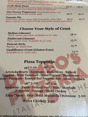 Menu photo 8 Di Meo's Pizzeria Crofton, MD Menu photo 8 Di Meo's Pizzeria Crofton, MD