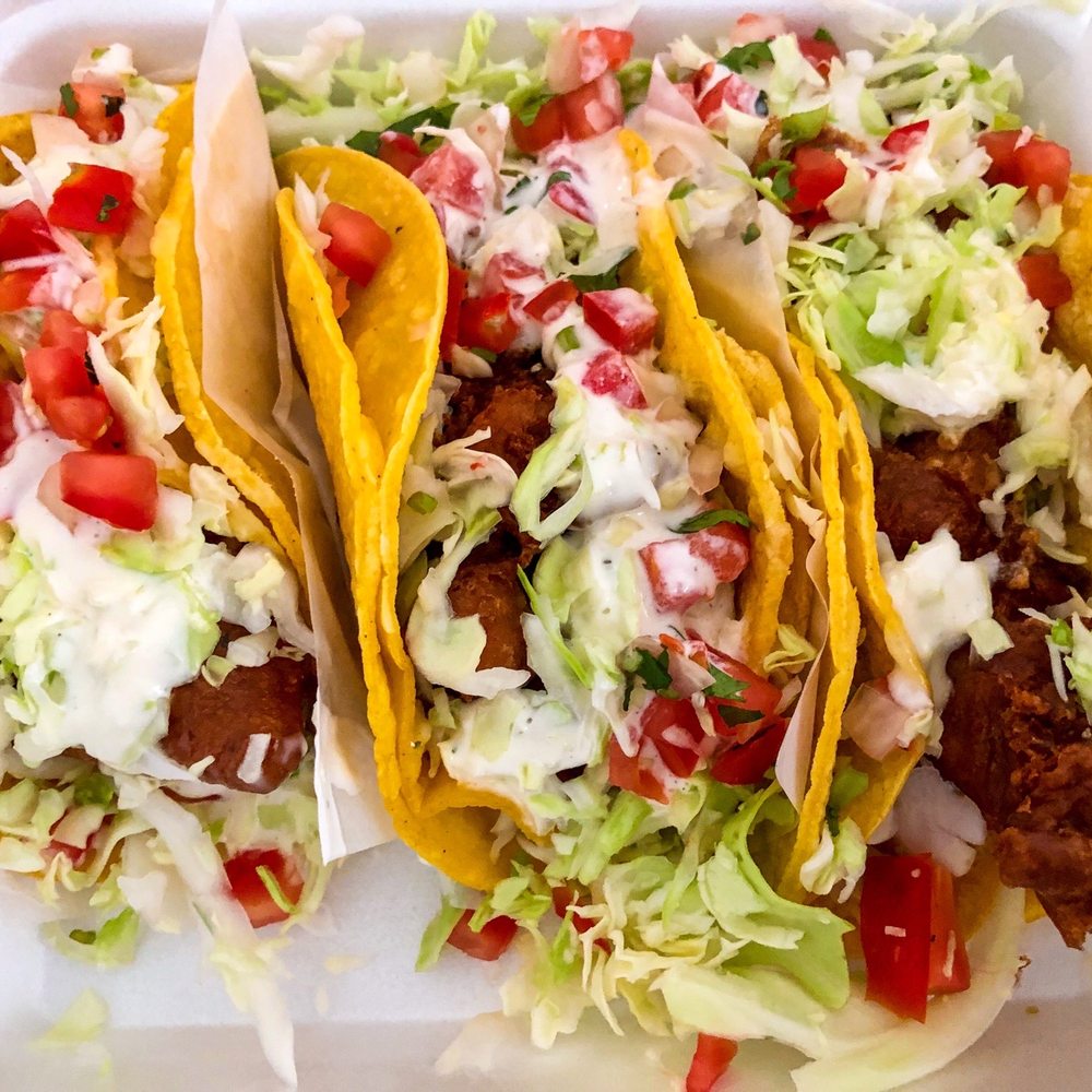 Senor Baja - Fish tacos (weekly Wednesday deal, $1.59 each). - Mexican Near Me - Covina, California Senor Baja - Fish tacos (weekly Wednesday deal, $1.59 each). - Mexican Near Me - Covina, California