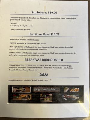 Menu photo 1 Maria Latina Tigard, OR