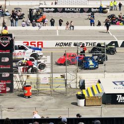 Nashville Fairgrounds Speedway - Legends pileup