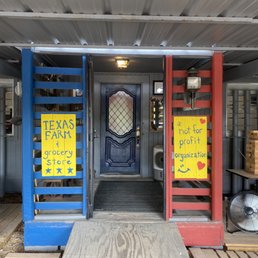 Exterior outside entrance of Stone's Throw Farm Co - Entrance - Fort Worth, Texas Exterior outside entrance of Stone's Throw Farm Co - Entrance - Fort Worth, Texas