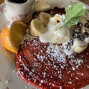 Plain Jane - Red Velvet Pancake! - Breakfast & Brunch Near Me - San Francisco, California Plain Jane - Red Velvet Pancake! - Breakfast & Brunch Near Me - San Francisco, California