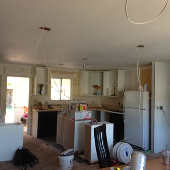 PoorBoy Electric & Lighting - Installing cans in our renovation (it looks much better now) - Electricians Near Me - San Luis Obispo, California PoorBoy Electric & Lighting - Installing cans in our renovation (it looks much better now) - Electricians Near Me - San Luis Obispo, California