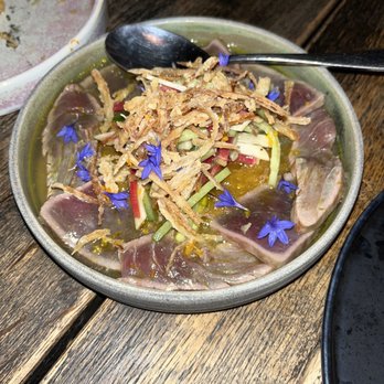 Ibéricos - fine blue tuna - Tataki of Atun - Spanish Near Me - Montreal, Quebec Ibéricos - fine blue tuna - Tataki of Atun - Spanish Near Me - Montreal, Quebec