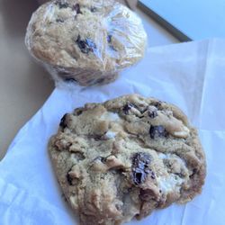The Lunch Room - Bakery & Cafe - Monster Cookie and orange cranberry muffin