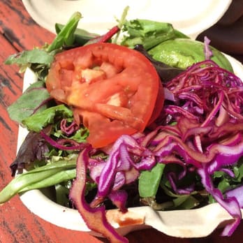 Arepa - Salad with half an avocado - Food Trucks Near Me - Olympia, Washington Arepa - Salad with half an avocado - Food Trucks Near Me - Olympia, Washington