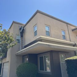 Premium Air Duct Cleaning - Climbing roof to reach the exterior duct