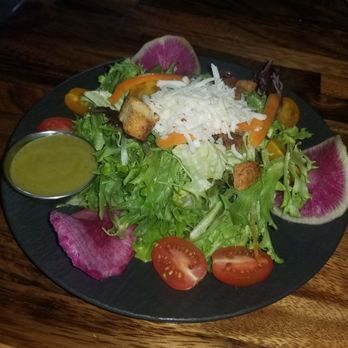 Serrato's Steakhouse - House Salad with Jalapeno Honey Vinaigrette  8/10 - Steakhouses Near Me - Franklin, Tennessee