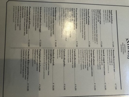 Menu photo 4 Antica Trattoria Polese Rome, RM Menu photo 4 Antica Trattoria Polese Rome, RM