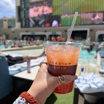 Stadium Swim - Miami Vice frozen drink - Swimming Pools Near Me - Las Vegas, Nevada
