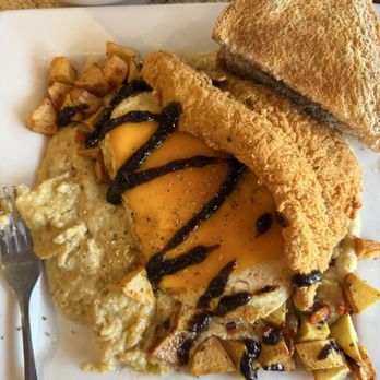 Mrs. Betty's Kitchen - Catfish and Grits Skillet - Soul Food Near Me - Racine, Wisconsin Mrs. Betty's Kitchen - Catfish and Grits Skillet - Soul Food Near Me - Racine, Wisconsin