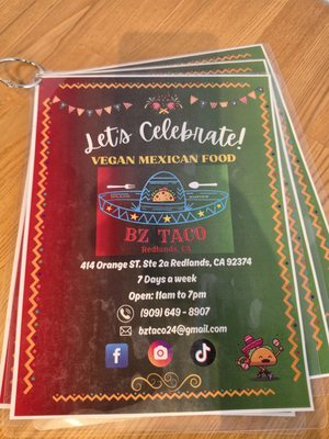 Menu photo 1 BZ Taco Redlands, CA Menu photo 1 BZ Taco Redlands, CA
