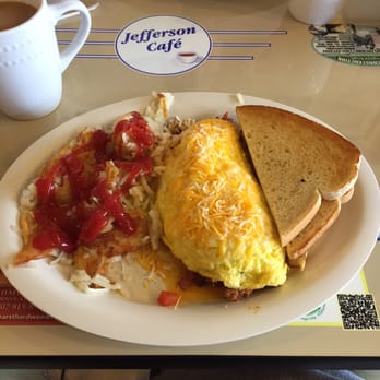 Jefferson Cafe - Built my own omelet. Hearty portions and my coffee cup was always full - Cafes Near Me - Napa, California Jefferson Cafe - Built my own omelet. Hearty portions and my coffee cup was always full - Cafes Near Me - Napa, California
