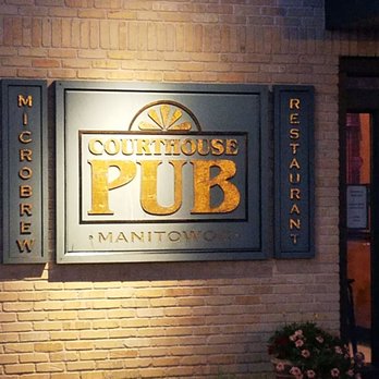 Courthouse Pub - Sign - New American Near Me - Manitowoc, Wisconsin
