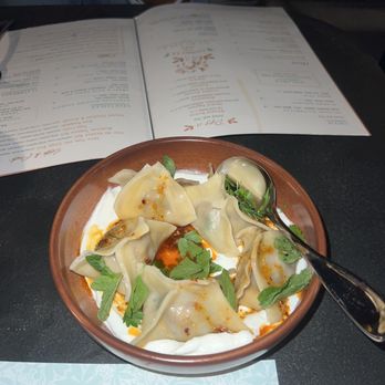 théa - Spiced beef dumplings - Mediterranean Near Me - Phoenix, Arizona théa - Spiced beef dumplings - Mediterranean Near Me - Phoenix, Arizona