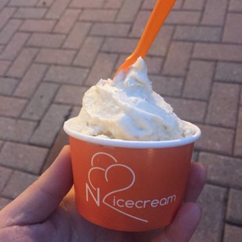 Nicecream - Pineapple upside down cake... i ate alittle before taking this picture - Ice Cream & Frozen Yogurt Near Me - Arlington, Virginia Nicecream - Pineapple upside down cake... i ate alittle before taking this picture - Ice Cream & Frozen Yogurt Near Me - Arlington, Virginia