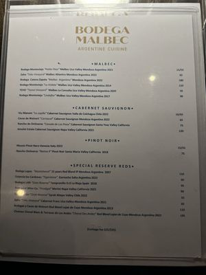 Menu photo 2 Bodega Malbec Toluca Lake, CA Menu photo 2 Bodega Malbec Toluca Lake, CA