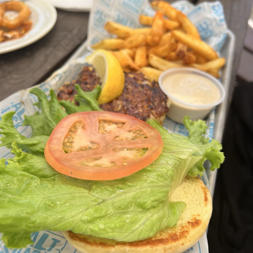 Salt Shack - Shrimp burger - Seafood Near Me - Clermont, Florida Salt Shack - Shrimp burger - Seafood Near Me - Clermont, Florida