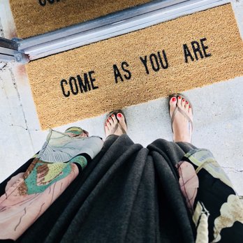 Shift Yoga Studio - Our welcome mat says it all. Our core mission! - Yoga Near Me - Fulton, Maryland