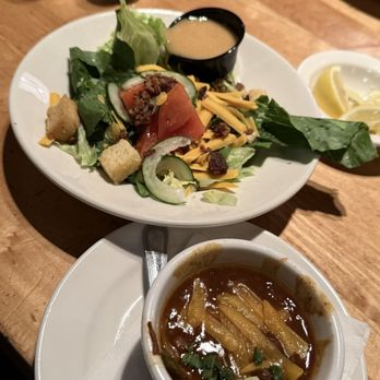 Jim 'N Nick's Bar-B-Q - OUR FAMOUS BRISKET CHILI with a house salad - Barbeque Near Me - Charlotte, North Carolina Jim 'N Nick's Bar-B-Q - OUR FAMOUS BRISKET CHILI with a house salad - Barbeque Near Me - Charlotte, North Carolina