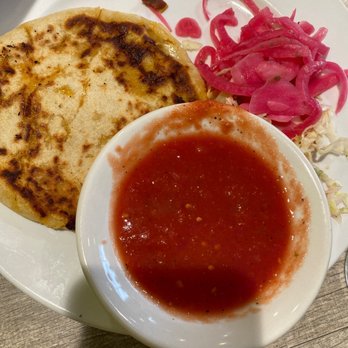 Lempira Restaurant - South Blvd - Pupusa Pork and cheese - Mexican Near Me - Charlotte, North Carolina
