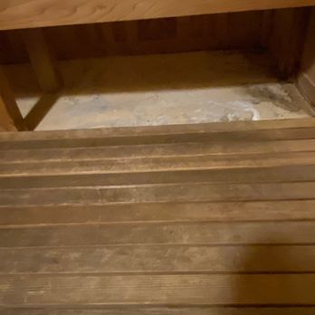 Magnolia Spa - Sauna, missing part of floor, prior water damage & mold developed. - Day Spas Near Me - Savannah, Georgia Magnolia Spa - Sauna, missing part of floor, prior water damage & mold developed. - Day Spas Near Me - Savannah, Georgia