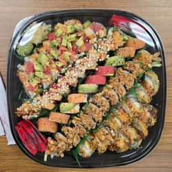 Pan Asia Café - Bangin' sushi platter they made for my office party!