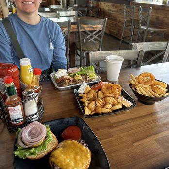 Crazee Burger - Signature Burger, Sidewinders, Crazee Fries / Onion Rings, Exotic Slider Platter 3 (antelope, boar, camel) - Burgers Near Me - San Diego, California