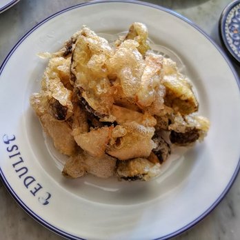 Edulis - Fried Porcinis - how can a restaurant of this calibre not properly salt their food? - Spanish Near Me - Toronto, Ontario Edulis - Fried Porcinis - how can a restaurant of this calibre not properly salt their food? - Spanish Near Me - Toronto, Ontario
