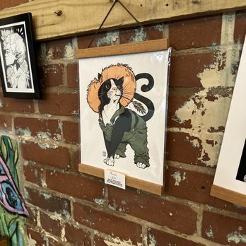 Moon Dog Meadery - Art of a cat in a hat and overalls - Meaderies Near Me - Durham, North Carolina Moon Dog Meadery - Art of a cat in a hat and overalls - Meaderies Near Me - Durham, North Carolina