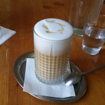 Tricafe - latte macchiato, large jar, very aromatic and creamy, 65 crowns at the time of writing this review. - Cafes Near Me - Prague, Puerto Rico