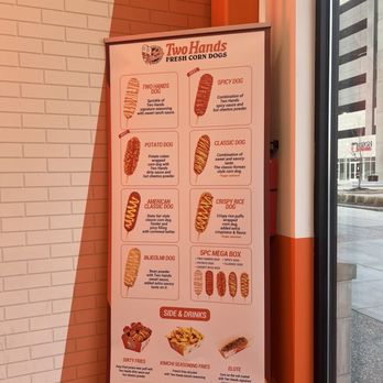 Two Hands Fresh Corn Dogs - Menu - Hot Dogs Near Me - Troy, Michigan Two Hands Fresh Corn Dogs - Menu - Hot Dogs Near Me - Troy, Michigan
