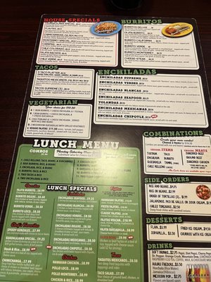 Menu photo 2 Monterrey Mexican Restaurant Altoona, IA
