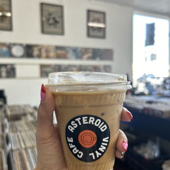 Asteroid - Iced Coconut Hazelnut Latte w/ Oat milk! - Vinyl Records Near Me - Inglewood, California